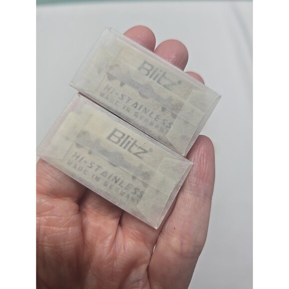 Vintage Van Der Hagen Safety Razor Germany Stainless Steel 9 Blades **READ** - Picture 4 of 10